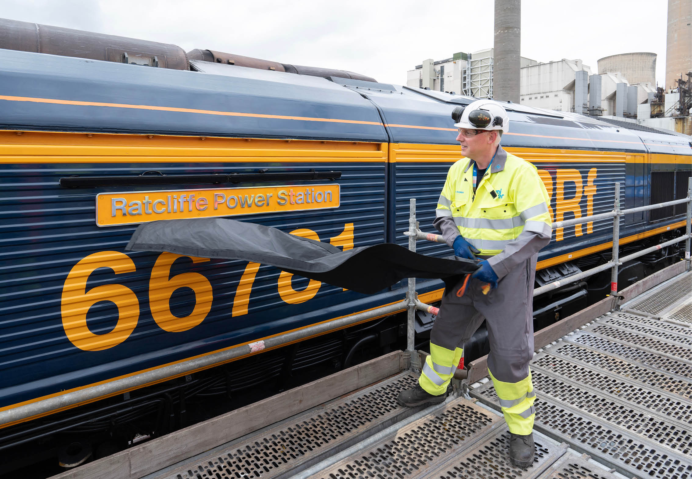 (Photo shoot 0624-047) Ratcliffe Power Station visit 28.06.2024 Last coal train.