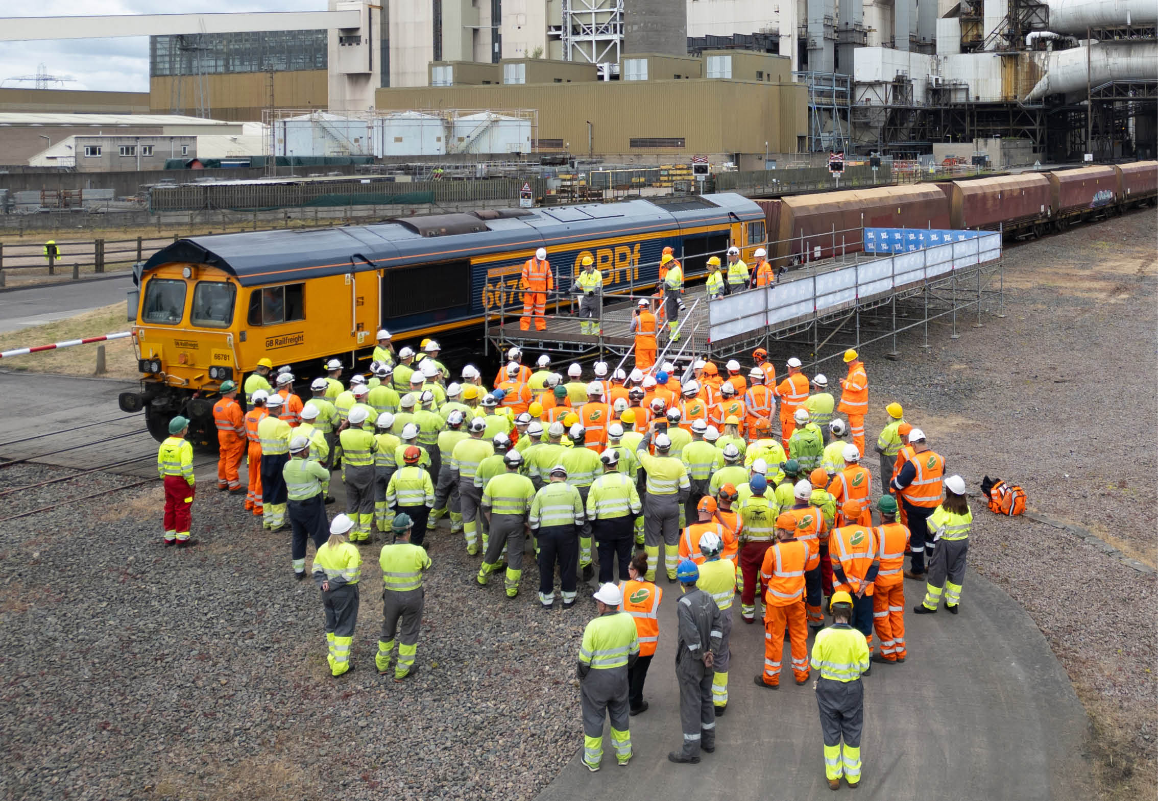 (Photo shoot 0624-047) Ratcliffe Power Station visit 28.06.2024 Last coal train.