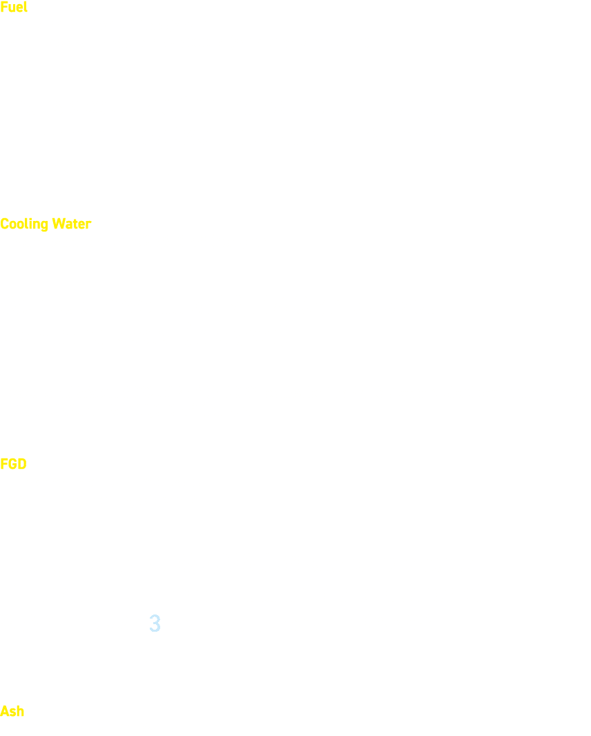 Fuel Coal Burn: Station 229,558,987Te Pond Fines Burn: Station 735,000Te (estimated since 2010) That’s about 140,000 ...