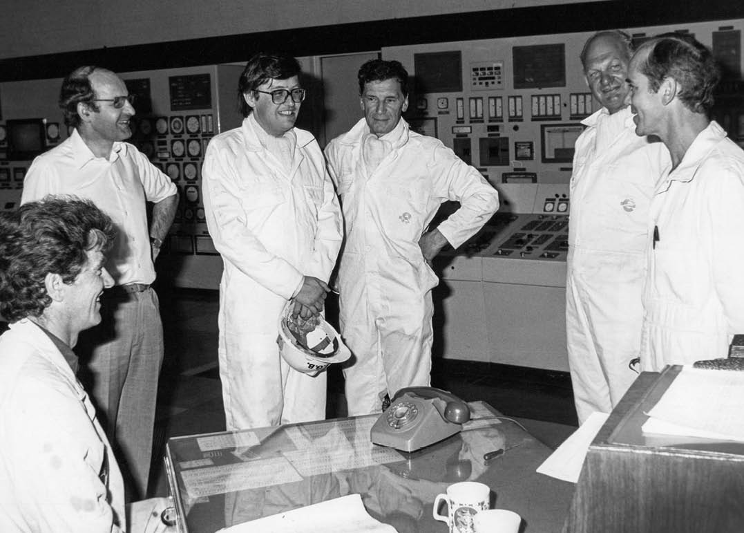 David Mellor MP, Under Sec. Dept of Energy visit.