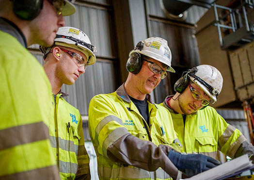 (Photo shoot 0424-026) Ratcliffe on Soar Power Station Turbine Team at the Uniper site in Nottinghamshire. 16/04/2024