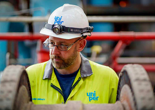 (Photo shoot 0424-026) Ratcliffe on Soar Power Station Turbine Team at the Uniper site in Nottinghamshire. 16/04/2024