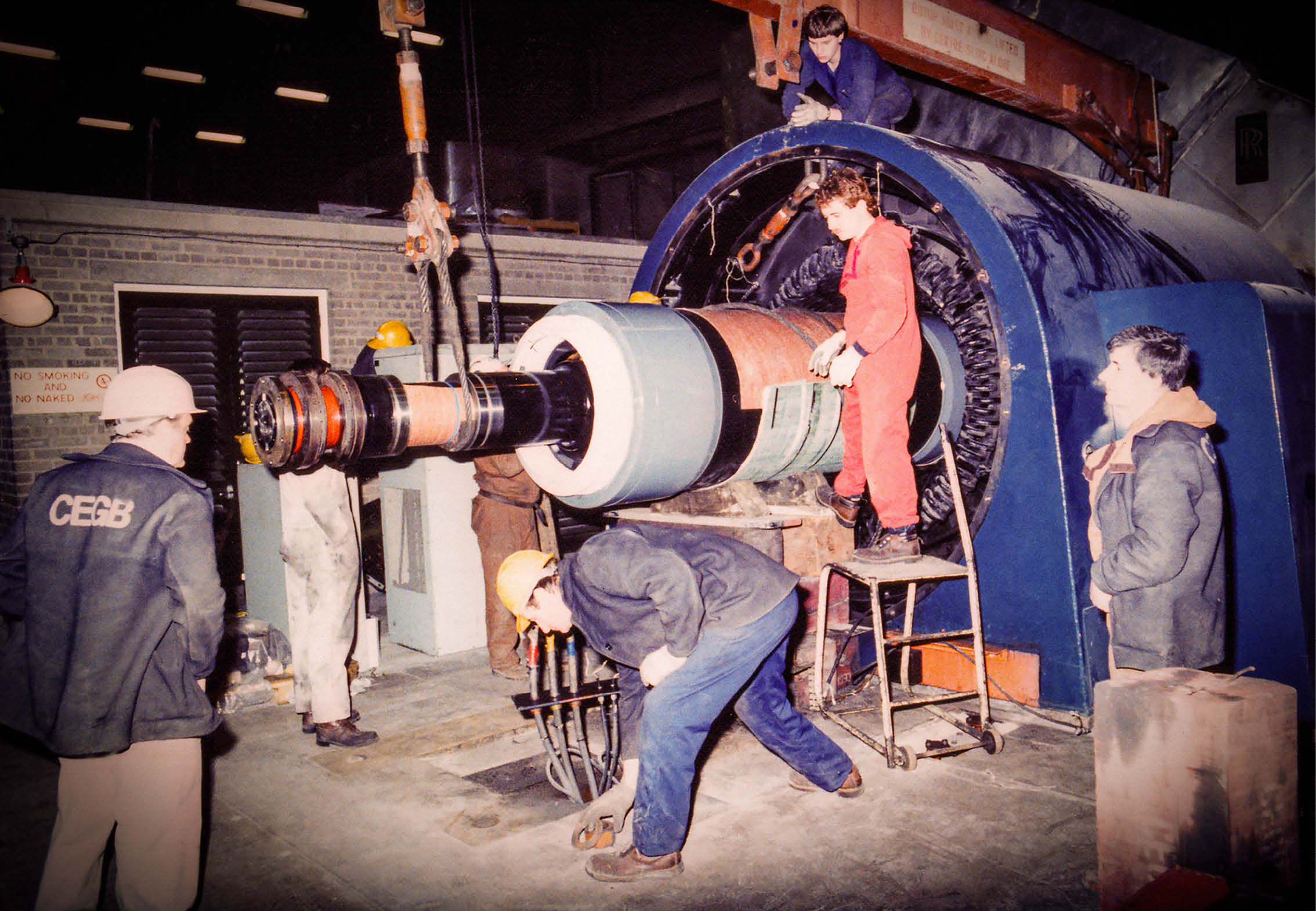 Generator typical 70's to 80's working practises.