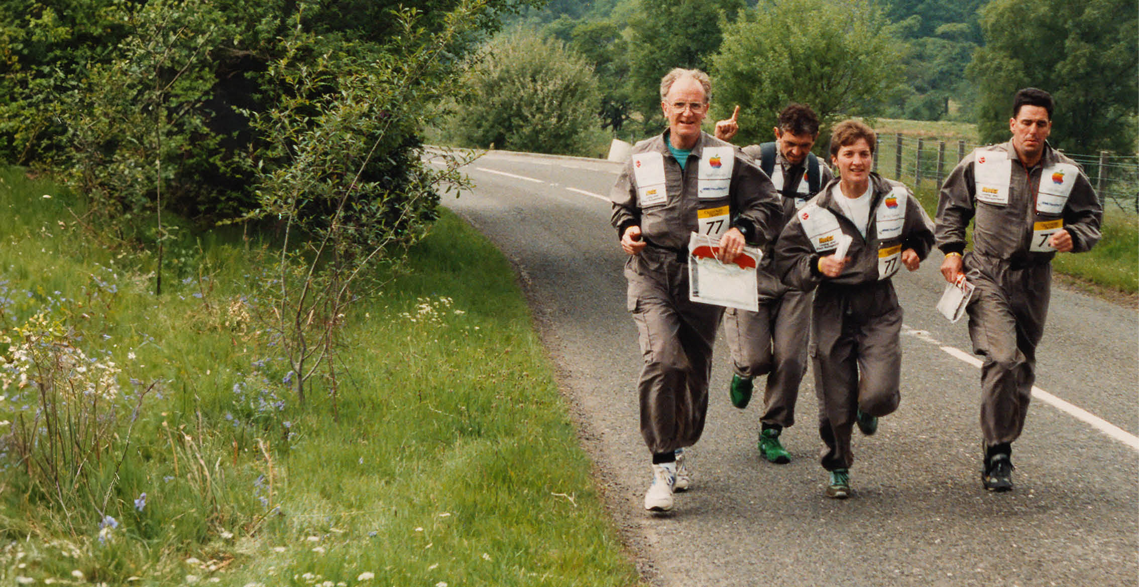 1990 Challengers Trophy. Powergen team #2 Ratcliffe's Jill Lees and Jeff Archer.