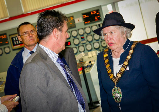 (Photoshoot 0907-059) VIP day at Ratcliffe Power Station to mark 40 years of generation at the station. 