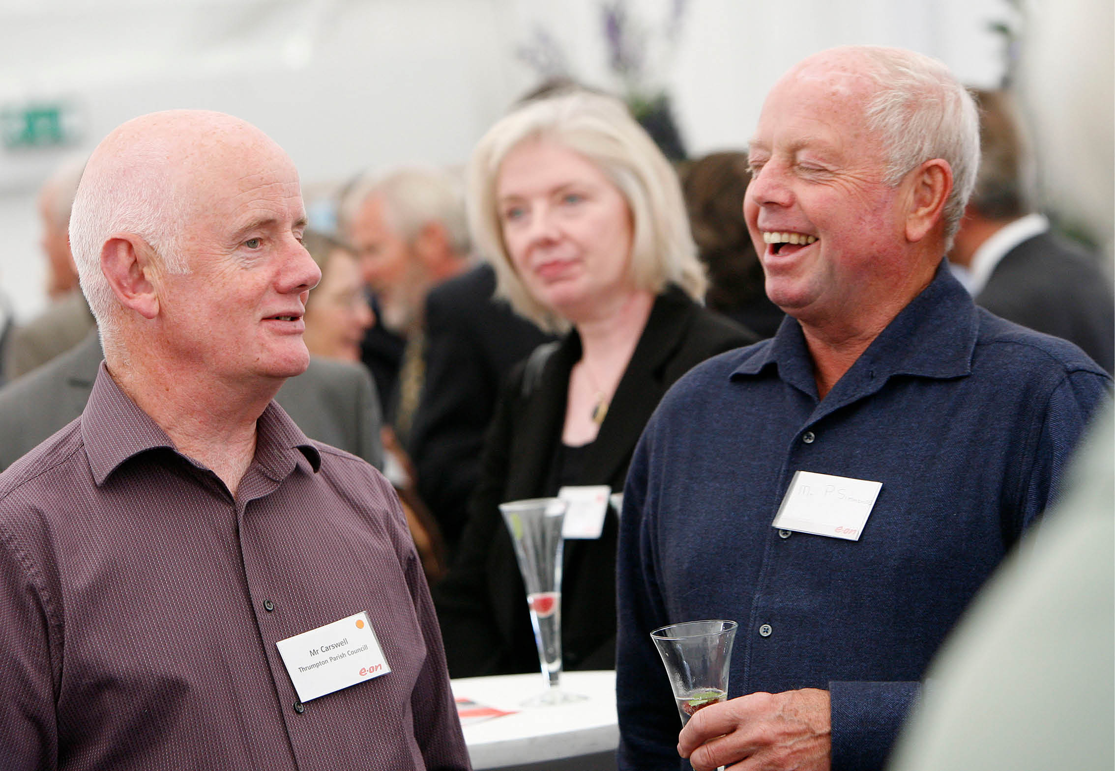 (Photoshoot 0907-059) VIP day at Ratcliffe Power Station to mark 40 years of generation at the station. Pictured Mr Carswell and Mr Simmonds.